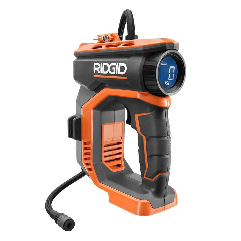 18V Cordless Portable Inflator (Tool Only) – RIDGID