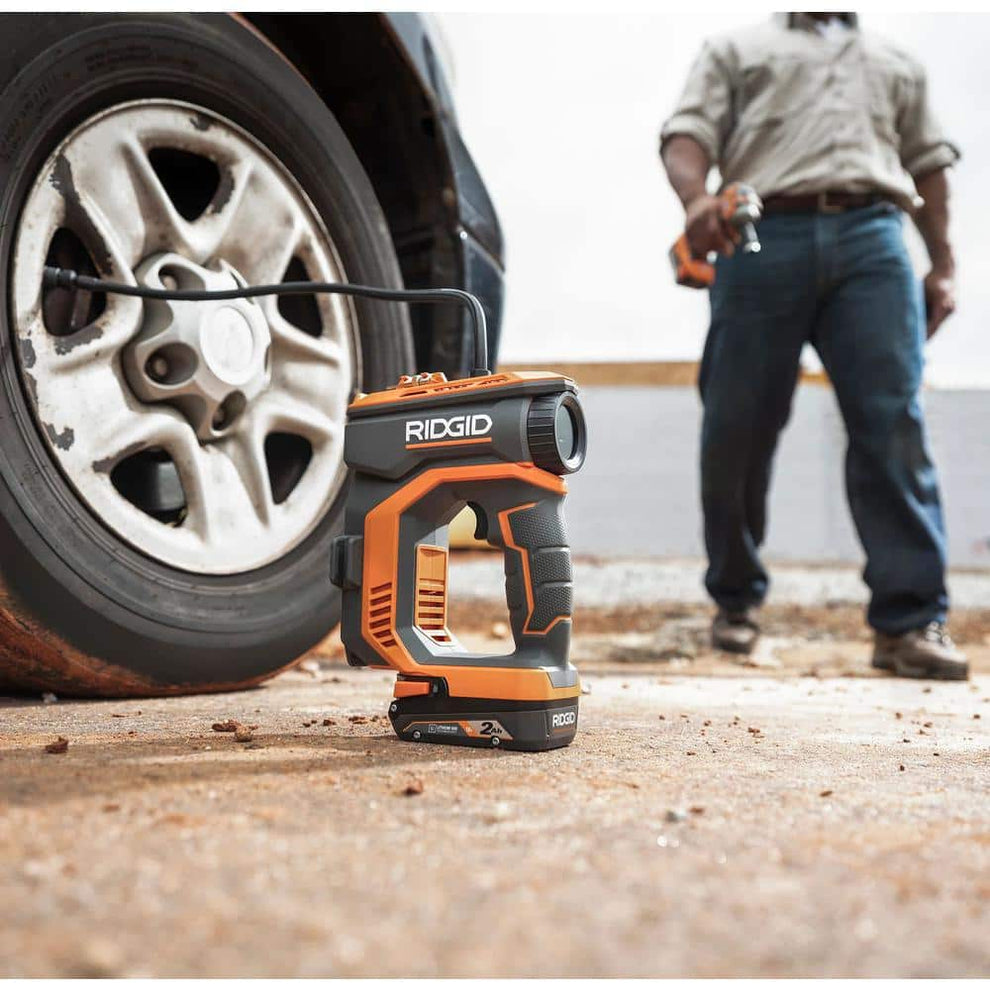 18V Cordless Portable Inflator (Tool Only) – RIDGID