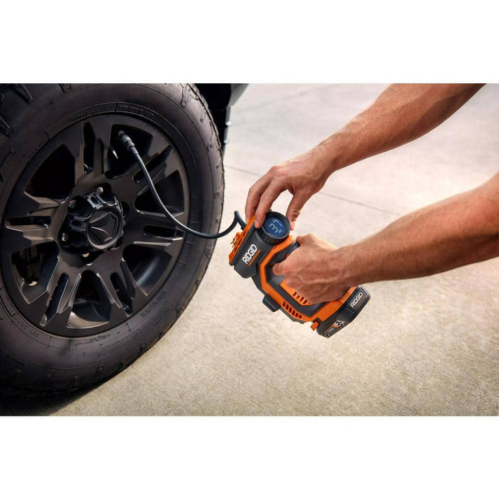 18V Cordless Portable Inflator (Tool Only) – RIDGID