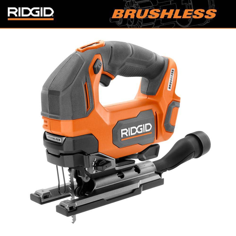 18V Brushless Cordless Jig Saw (Tool Only) – RIDGID