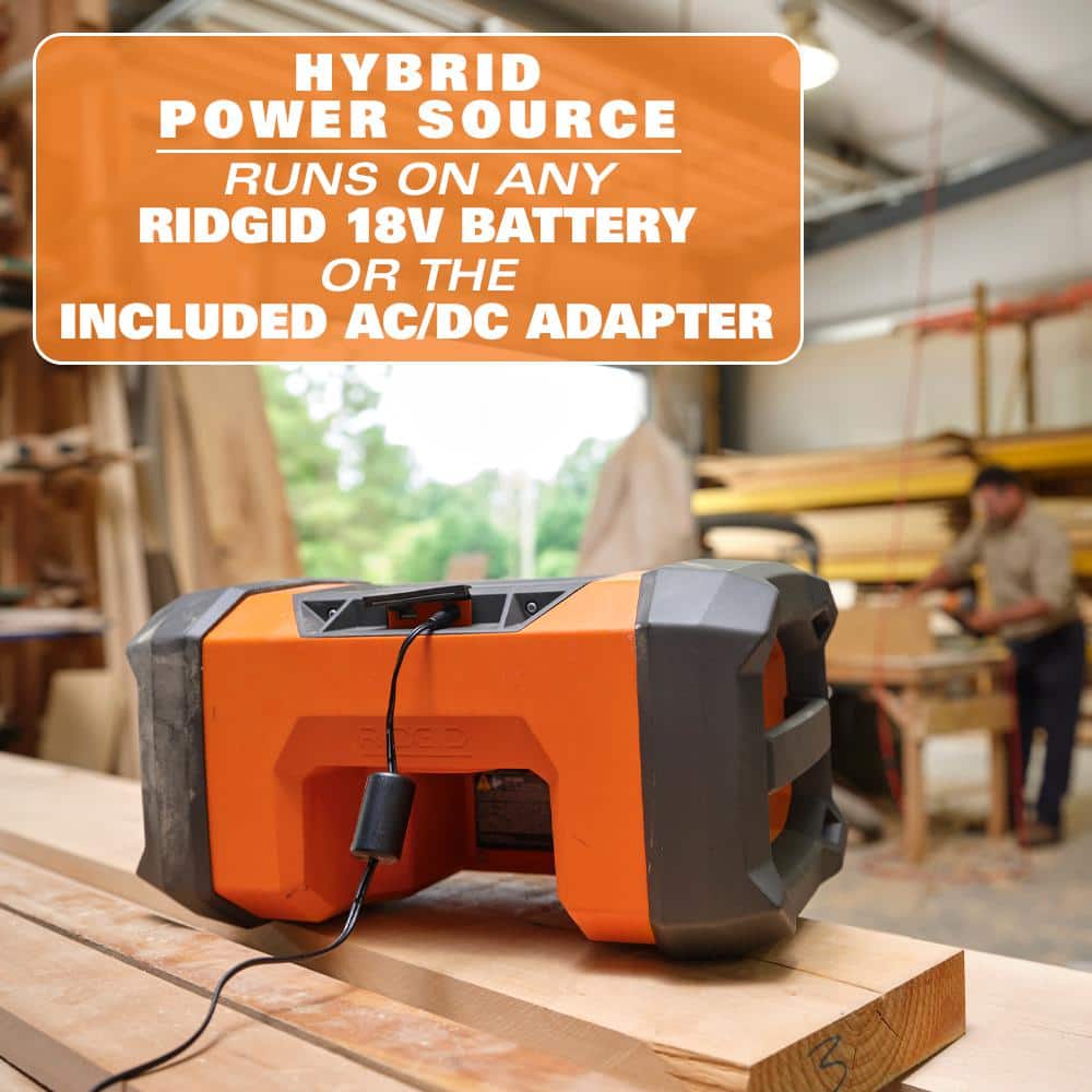 18V Hybrid Jobsite Radio with Bluetooth Technology (Tool Only)