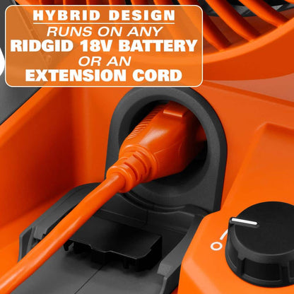 18V Cordless Jobsite Fan Kit with 4.0 Ah Battery and Charger