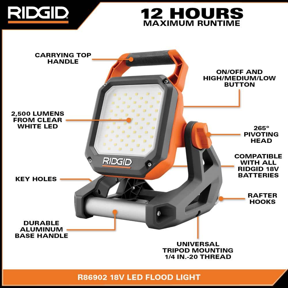 18V Cordless Flood Light (Tool Only)