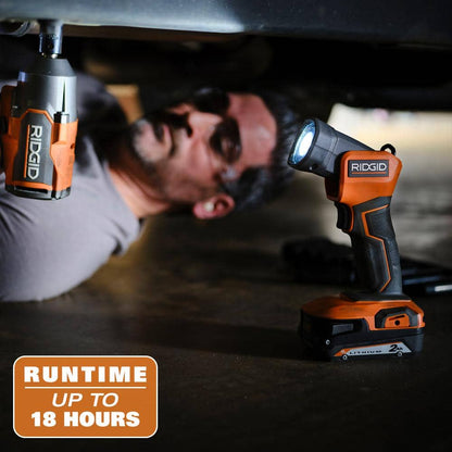 18V LED Worklight Kit with 2.0 Ah Battery and Charger