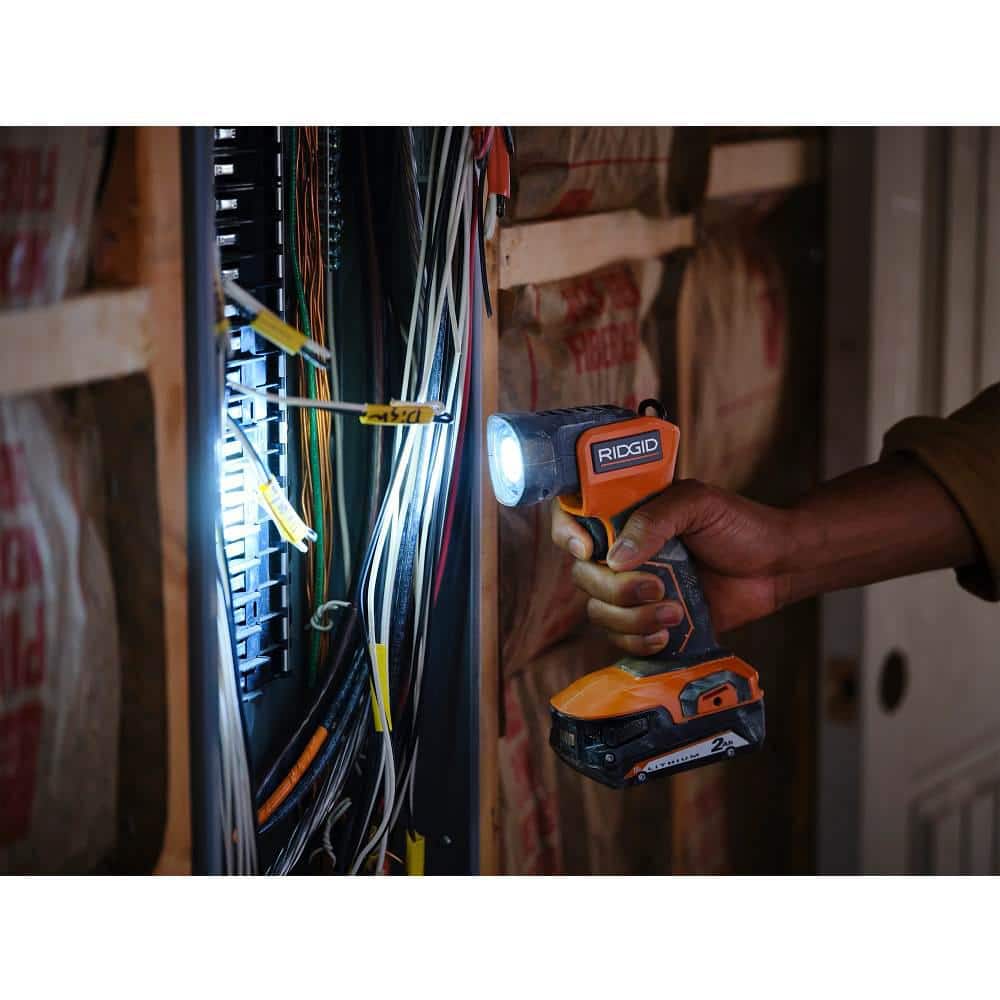 18V LED Worklight Kit with 2.0 Ah Battery and Charger – RIDGID