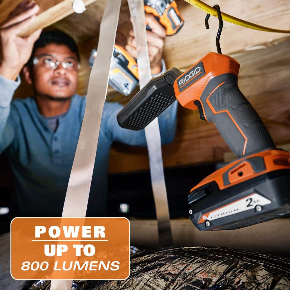 18V Cordless LED Stick Light (Tool Only) – RIDGID