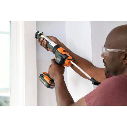 18V Cordless 10 oz. Caulk Gun and Adhesive Gun Kit with (1) 2.0 Ah Battery and Charger