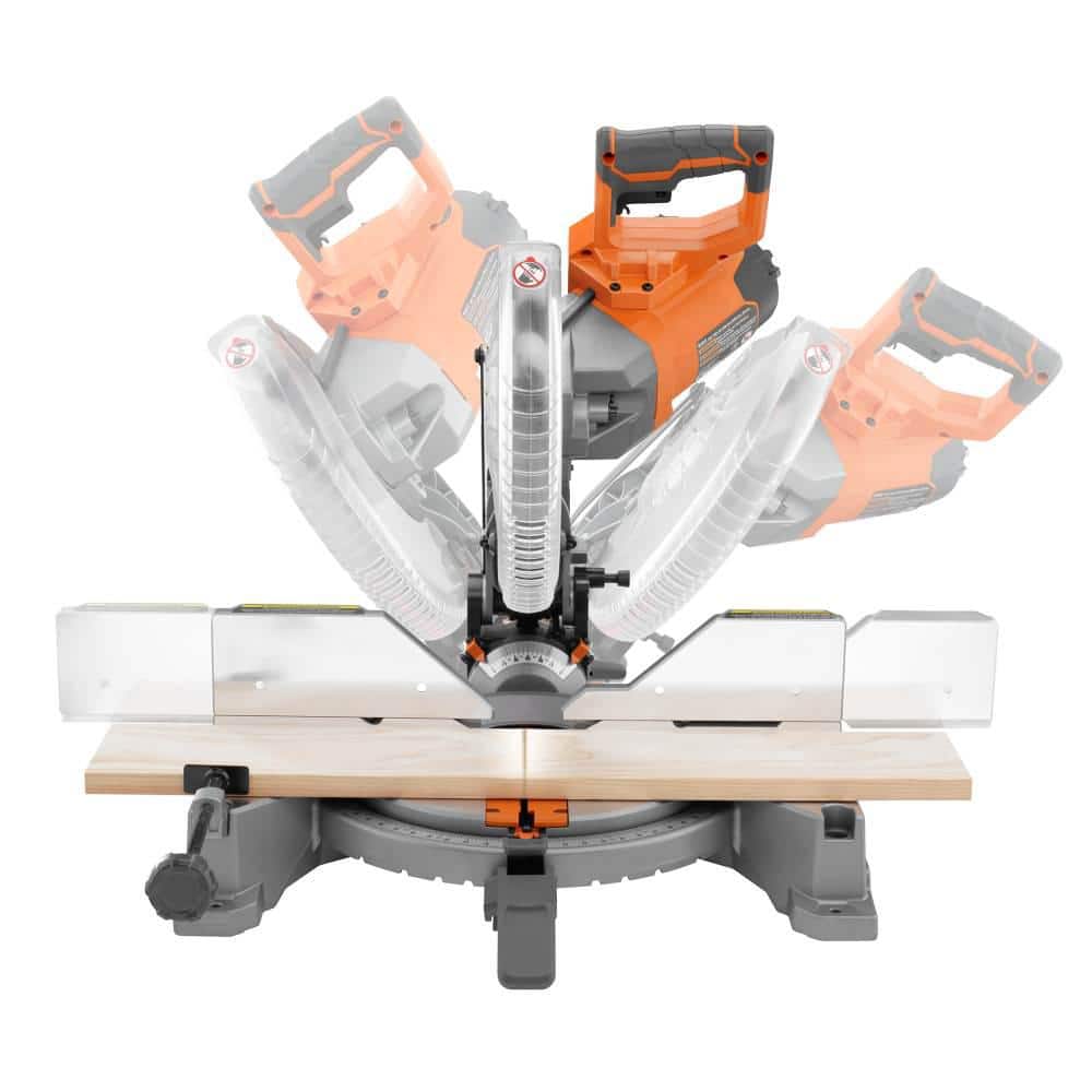 15 Amp 10 in. Corded Dual Bevel Miter Saw with LED Cut Line