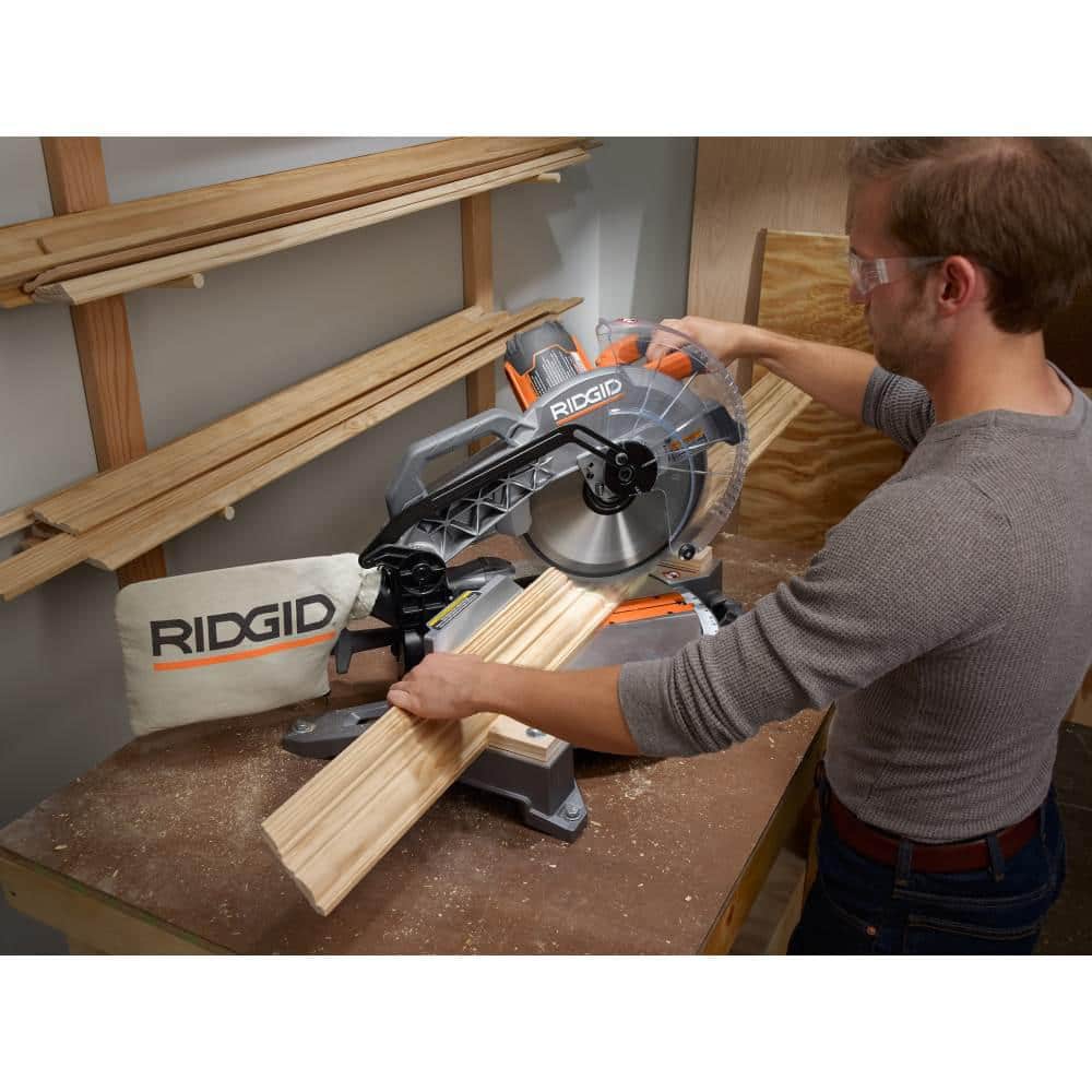 15 Amp Corded 12 in. Dual Bevel Miter Saw with LED Cutline Indicator