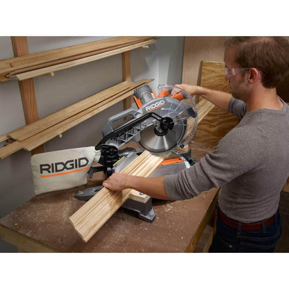 15 Amp Corded 12 in. Dual Bevel Miter Saw with LED Cutline Indicator