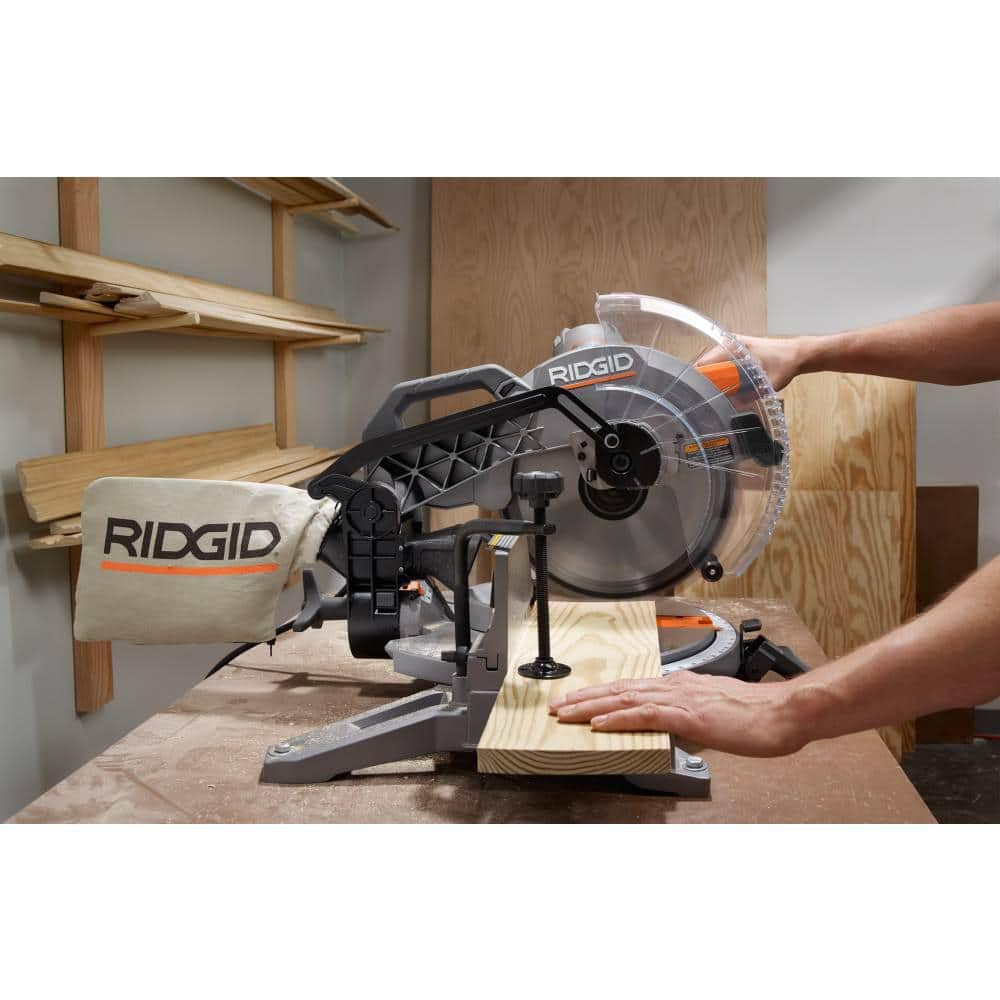 15 Amp Corded 12 in. Dual Bevel Miter Saw with LED Cutline Indicator
