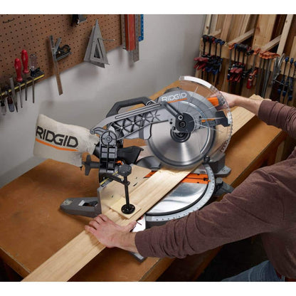 15 Amp Corded 12 in. Dual Bevel Miter Saw with LED Cutline Indicator