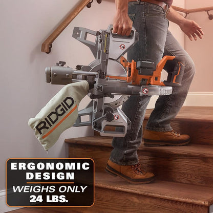 18V Brushless Cordless 7-1/4 in. Dual Bevel Sliding Miter Saw (Tool Only)