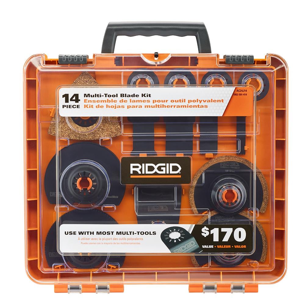 14-Piece Oscillating Multi-Tool Blade Accessory Kit