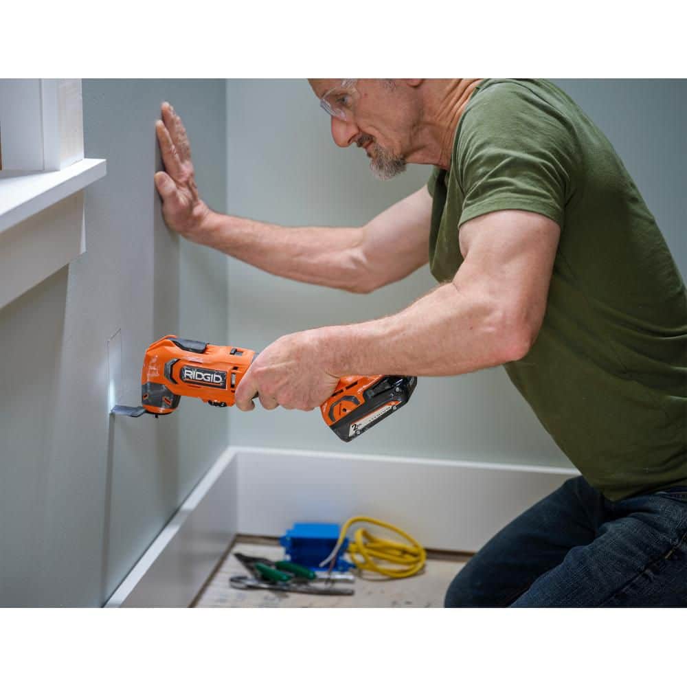 18V Cordless Oscillating Multi-Tool with 2.0 Ah Battery and Charger