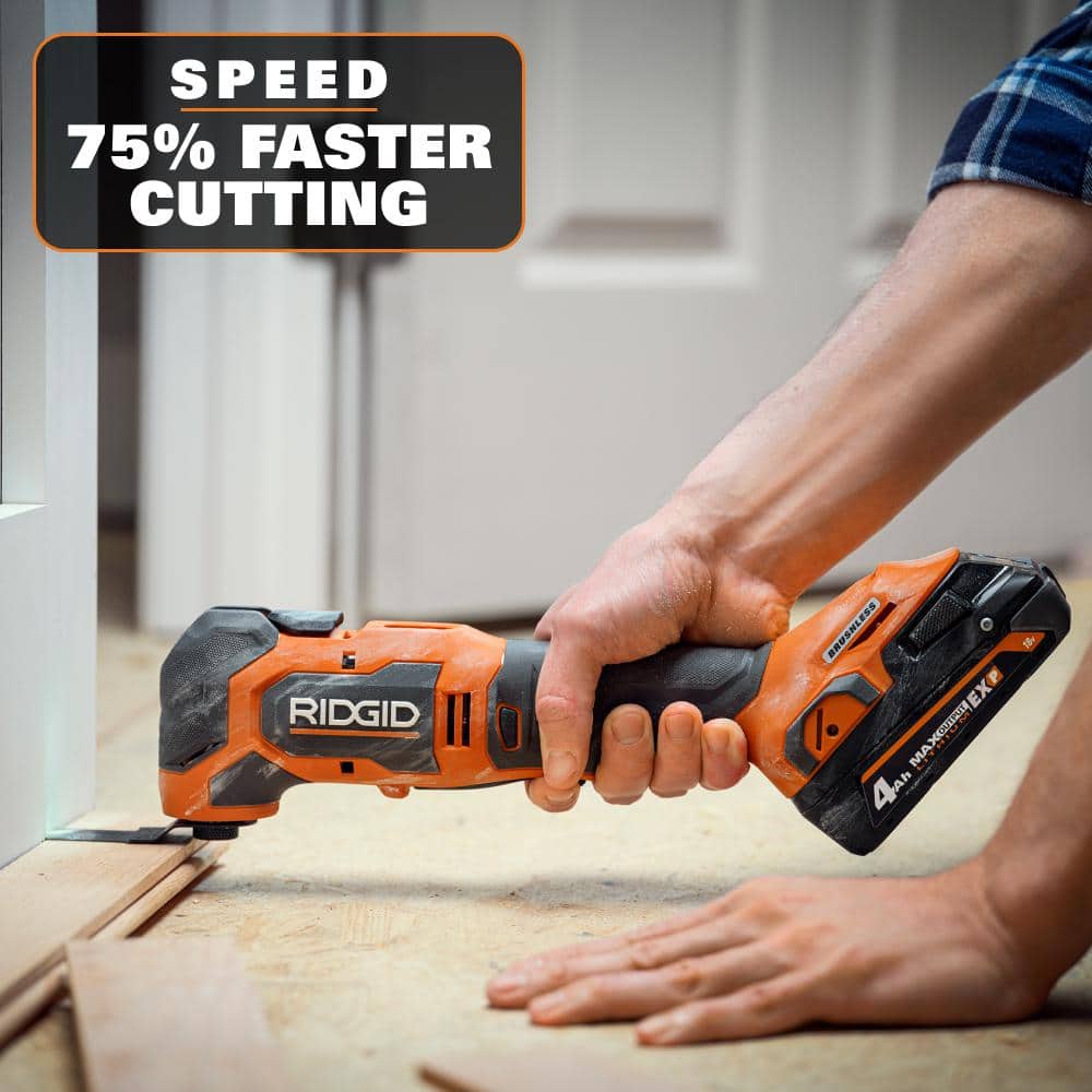 18V Brushless Cordless Multi-Tool (Tool Only) – RIDGID