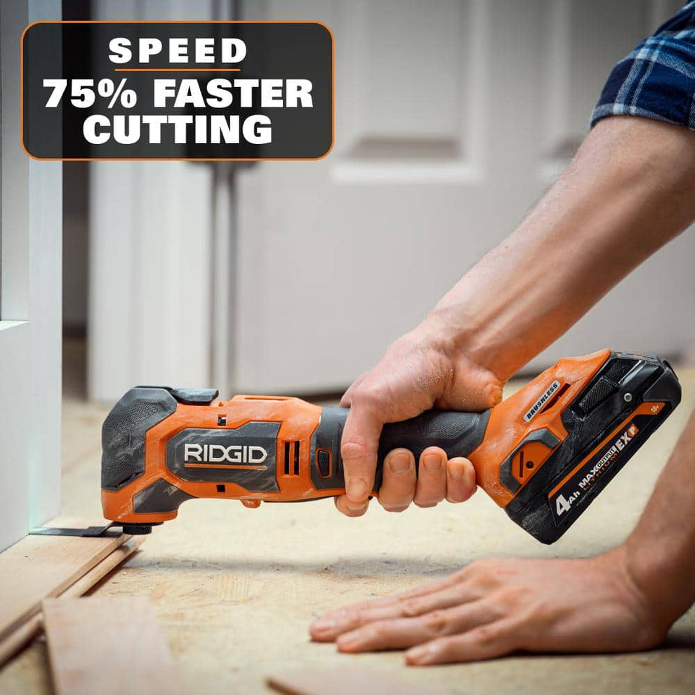 18V Brushless Cordless Multi-Tool (Tool Only) – RIDGID