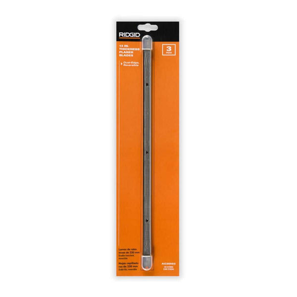 13 in. Thickness Planer Replacement Blades (3-Pack) – RIDGID