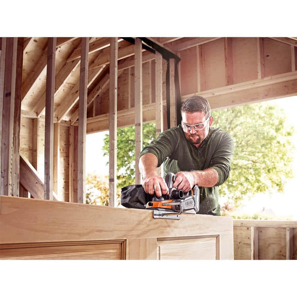 18V Brushless Cordless 3-1/4 in. Hand Planer (Tool Only) with Dust Bag