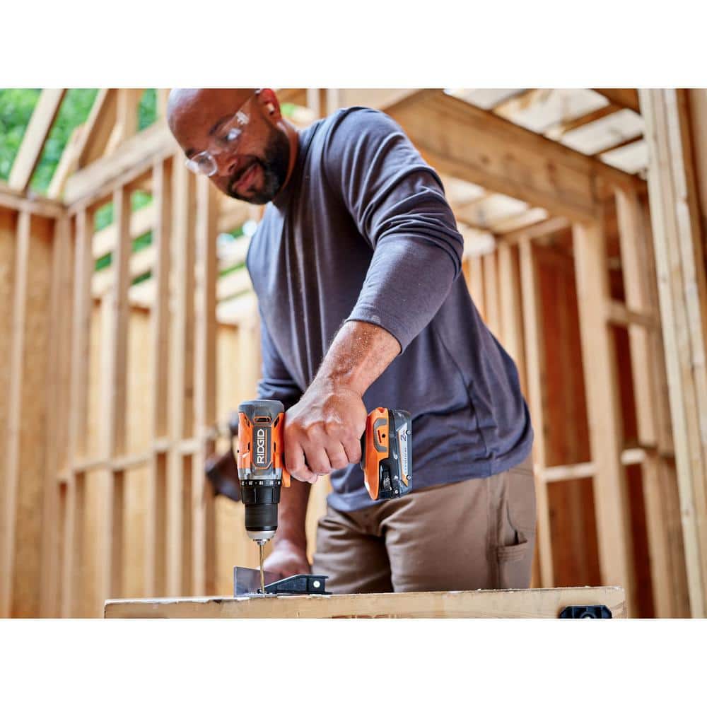 18V Cordless 1/2 in. Drill/Driver Kit with 2.0 Ah Battery and Charger ...