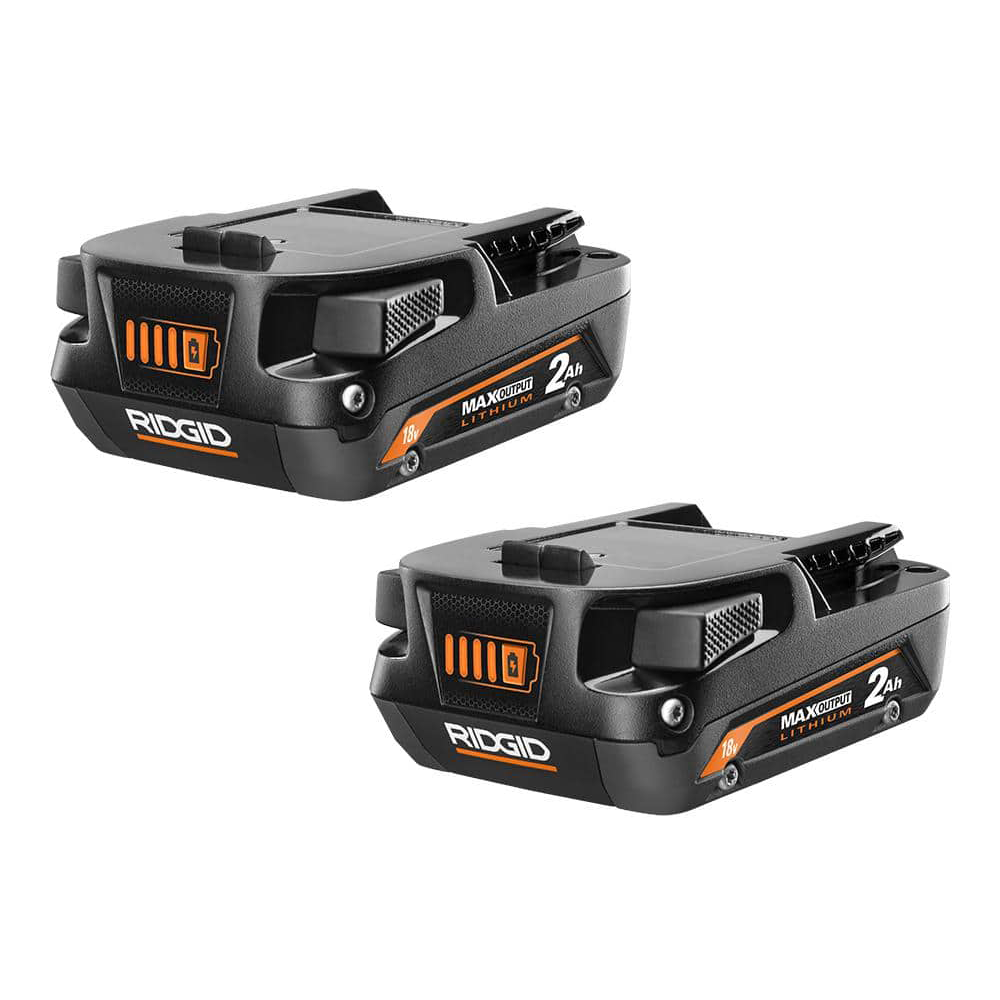 18V 2.0 Ah MAX Output Lithium-Ion Battery (2-Pack)