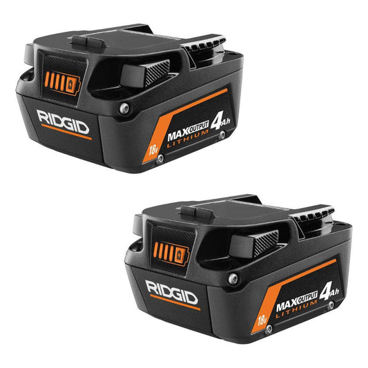 18V Lithium-Ion MAX Output 4.0 Ah Battery (2-Pack)