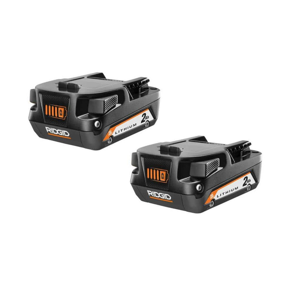 Batería compacta de iones de litio de 18 V (paquete de 2)