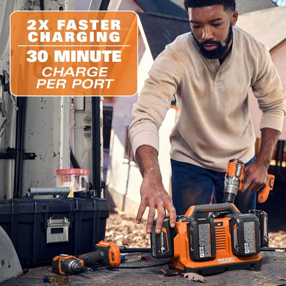 18V 6-Port Sequential Charger