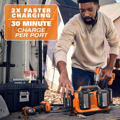 18V 6-Port Sequential Charger