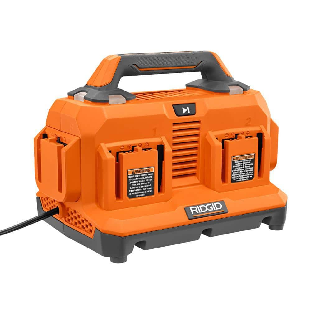 18V 6-Port Sequential Charger – RIDGID