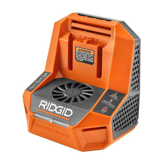 Cargador turbo de 18 V y 12 A