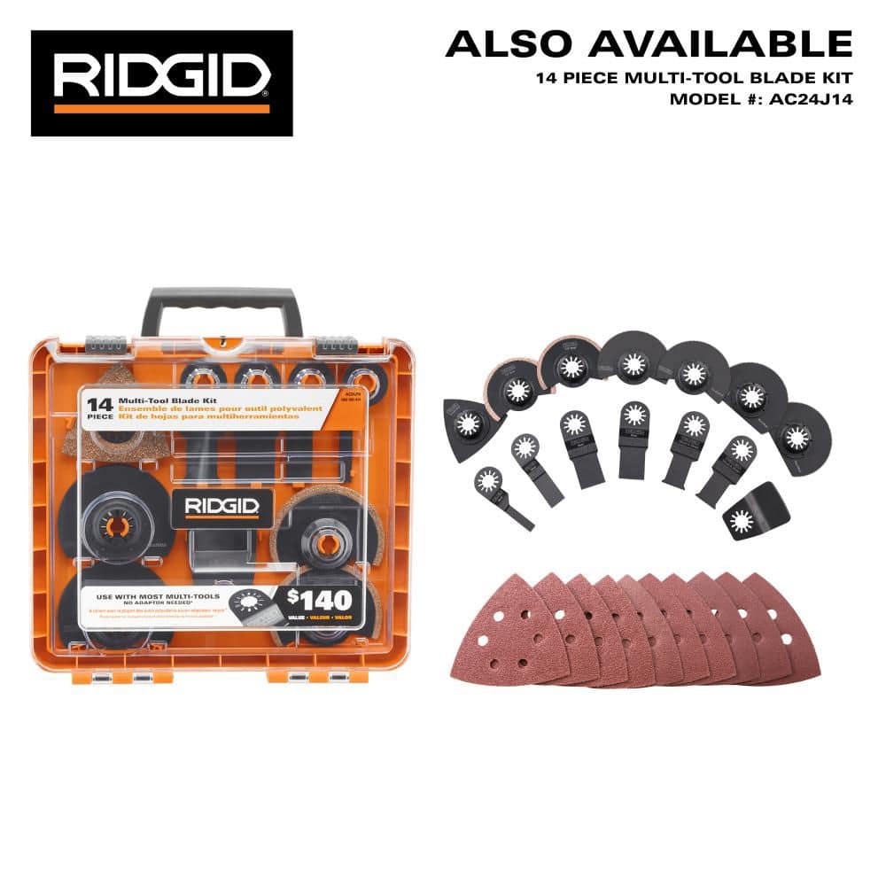4 Amp Corded Oscillating Multi-Tool – RIDGID