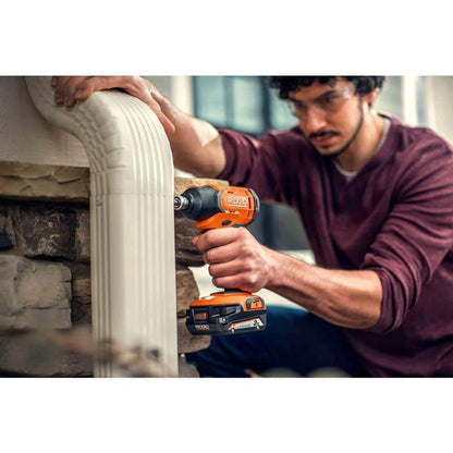18V Cordless 6-Tool Combo Kit with 2.0 Ah Battery, 4.0 Ah Battery, Charger, and Bag