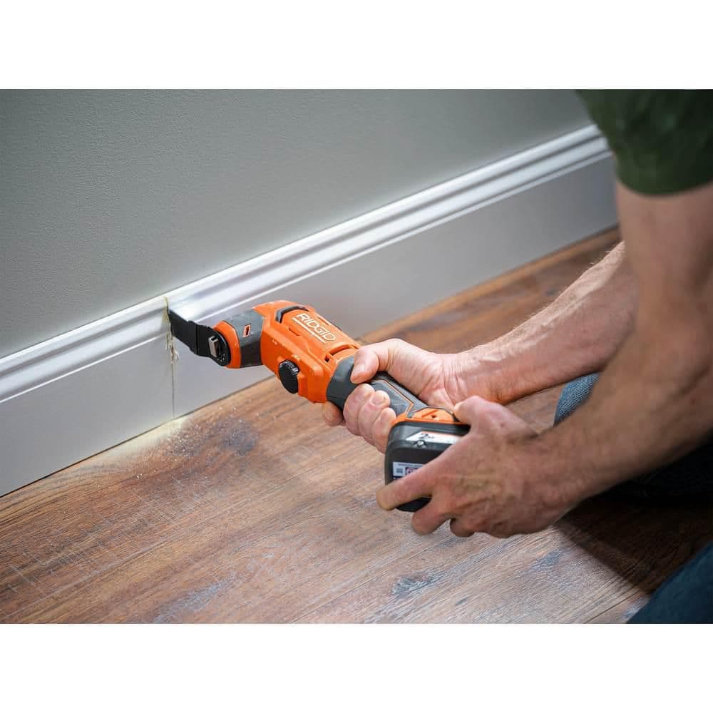 18V Cordless 6-Tool Combo Kit with 2.0 Ah Battery, 4.0 Ah Battery, Charger, and Bag
