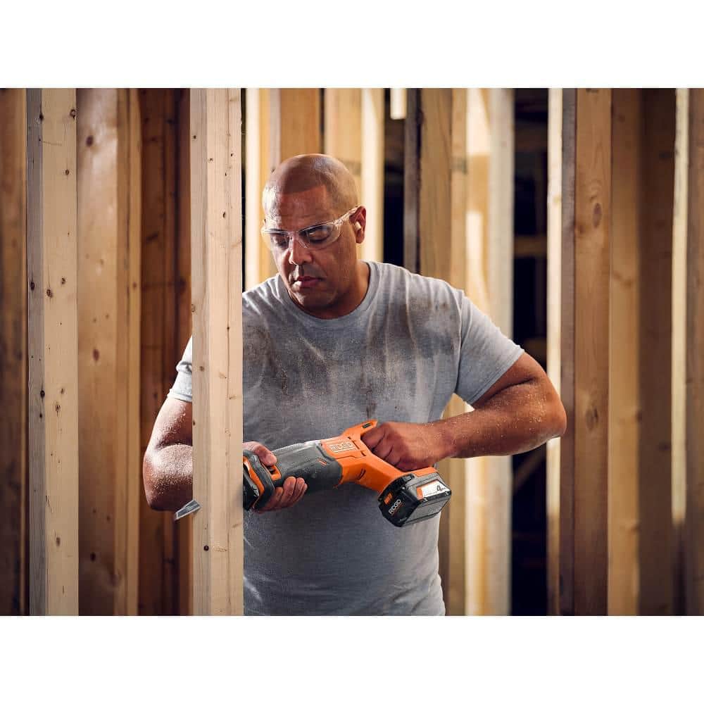 18V Cordless 6-Tool Combo Kit with 2.0 Ah Battery, 4.0 Ah Battery, Charger, and Bag