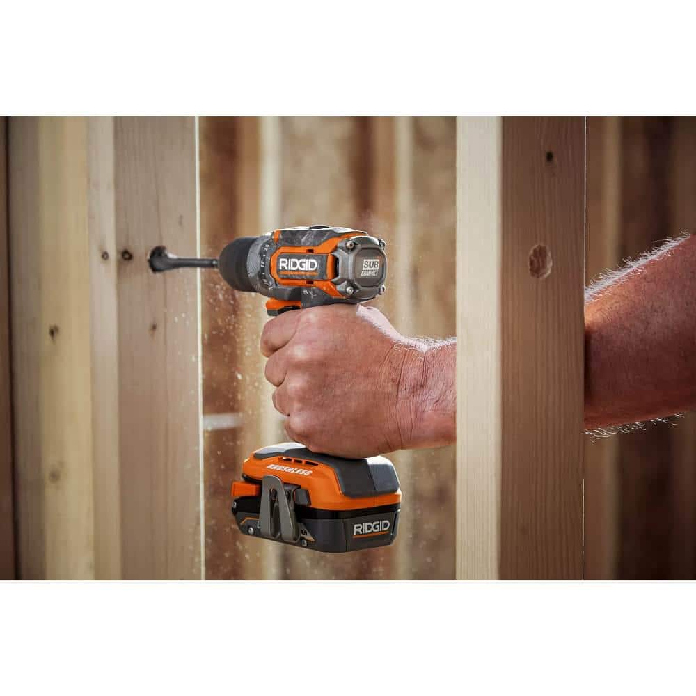 18V SubCompact Brushless Cordless 8-Tool Combo Kit with (2) 2.0 Ah Batteries, 4.0 Ah Battery, Charger, and Bag