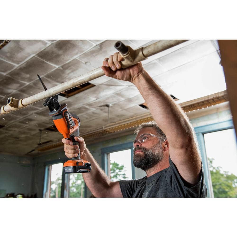 18V SubCompact Brushless Cordless 8-Tool Combo Kit with (2) 2.0 Ah Batteries, 4.0 Ah Battery, Charger, and Bag