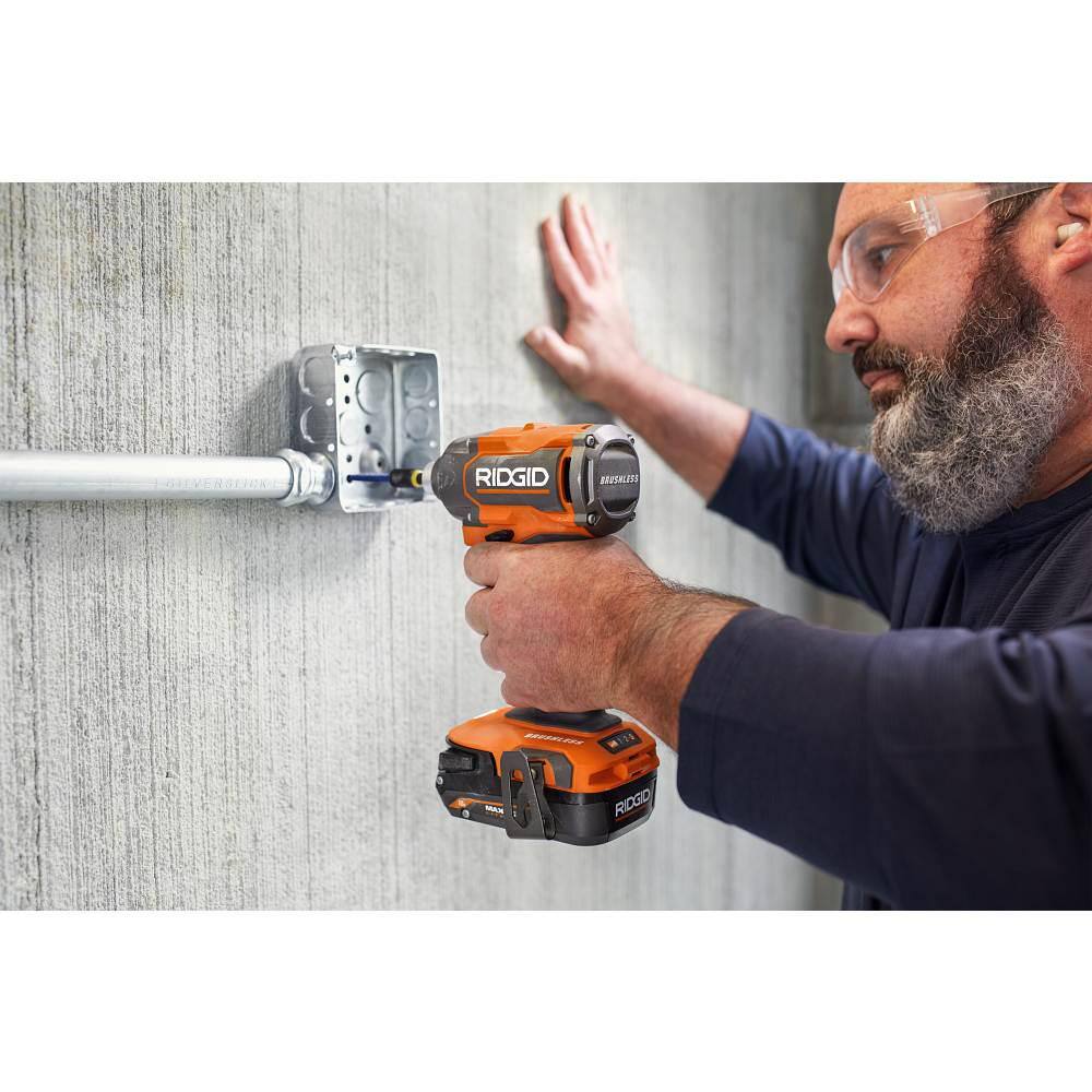18V Brushless Cordless 8-Tool Combo Kit with (2) 2.0 Ah and (1) 4.0 Ah MAX Output Batteries, and Charger