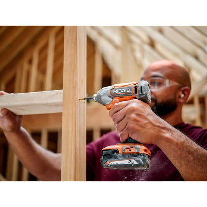 18V Cordless 10-Tool Combo Kit with 2.0 Ah Battery, 4.0 Ah Battery, Charger, and Tool Bag