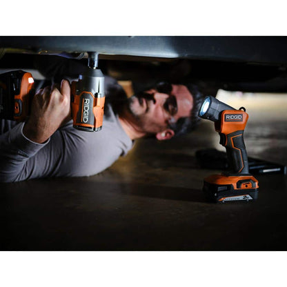 18V Cordless 10-Tool Combo Kit with 2.0 Ah Battery, 4.0 Ah Battery, Charger, and Tool Bag