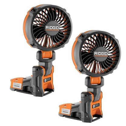 18V SubCompact Brushless Cordless Magnetic Clamp Fan 2-Pack (Tool Only)