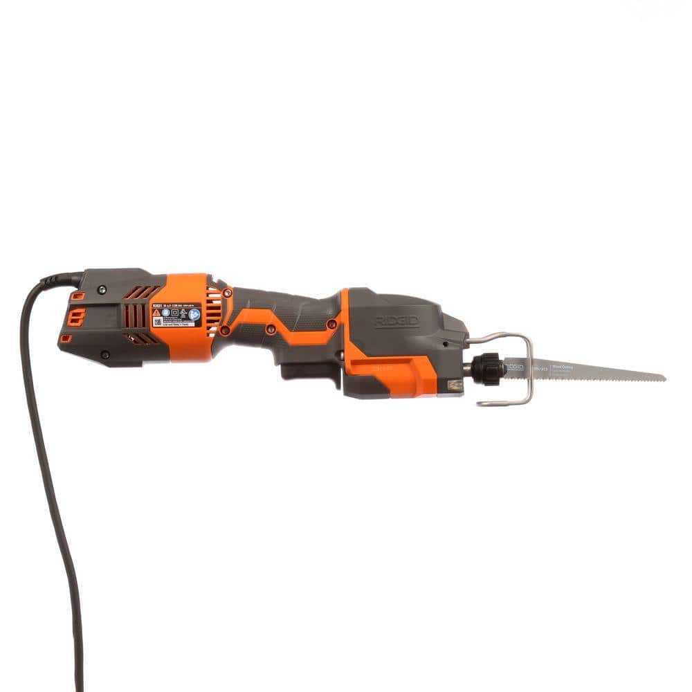 Thru Cool 6 Amp Corded 1-Handed Orbital Reciprocating Saw Kit – RIDGID