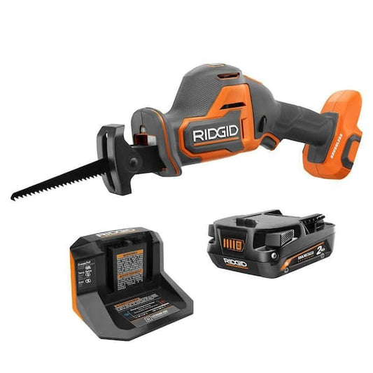 18V SubCompact Brushless Cordless One-Handed Reciprocating Saw Kit with 2.0 Ah Battery and Charger
