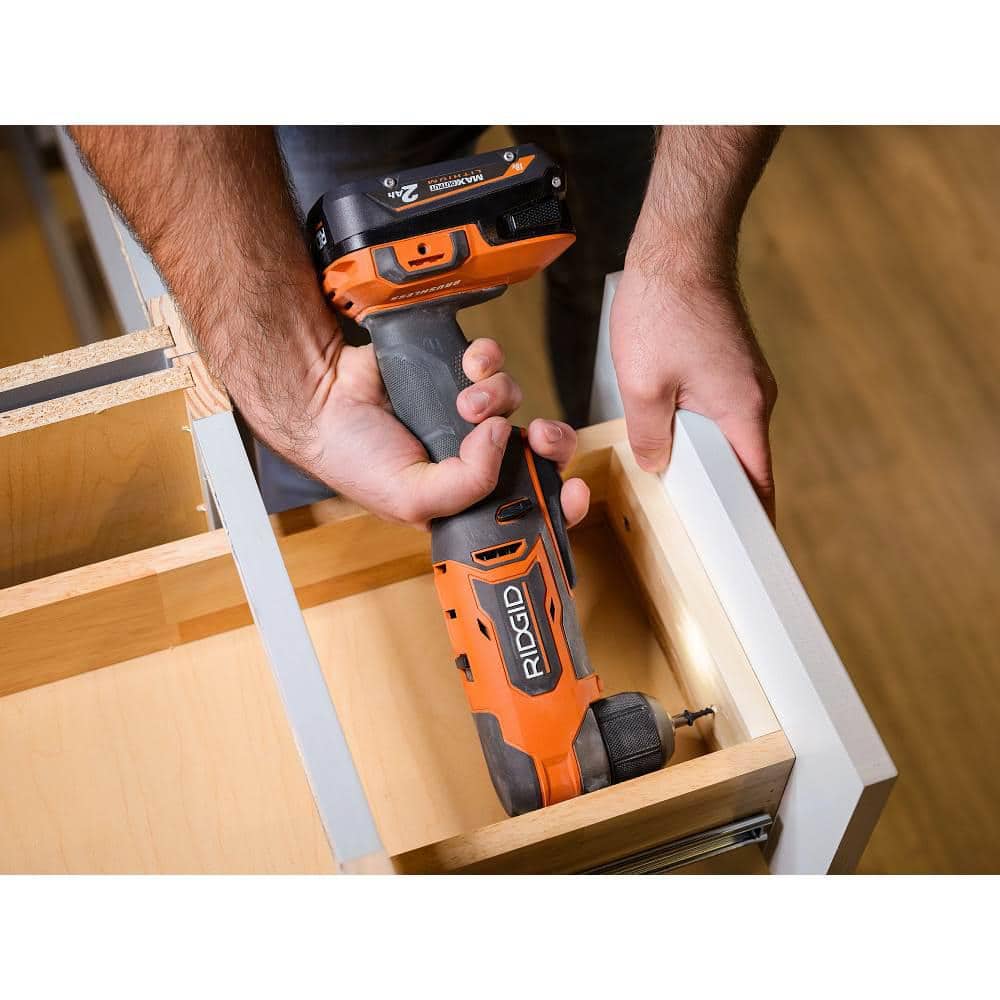 18V SubCompact Brushless Cordless 3/8 in. Right Angle Drill Kit with 2.0 Ah MAX Output Battery and Charger