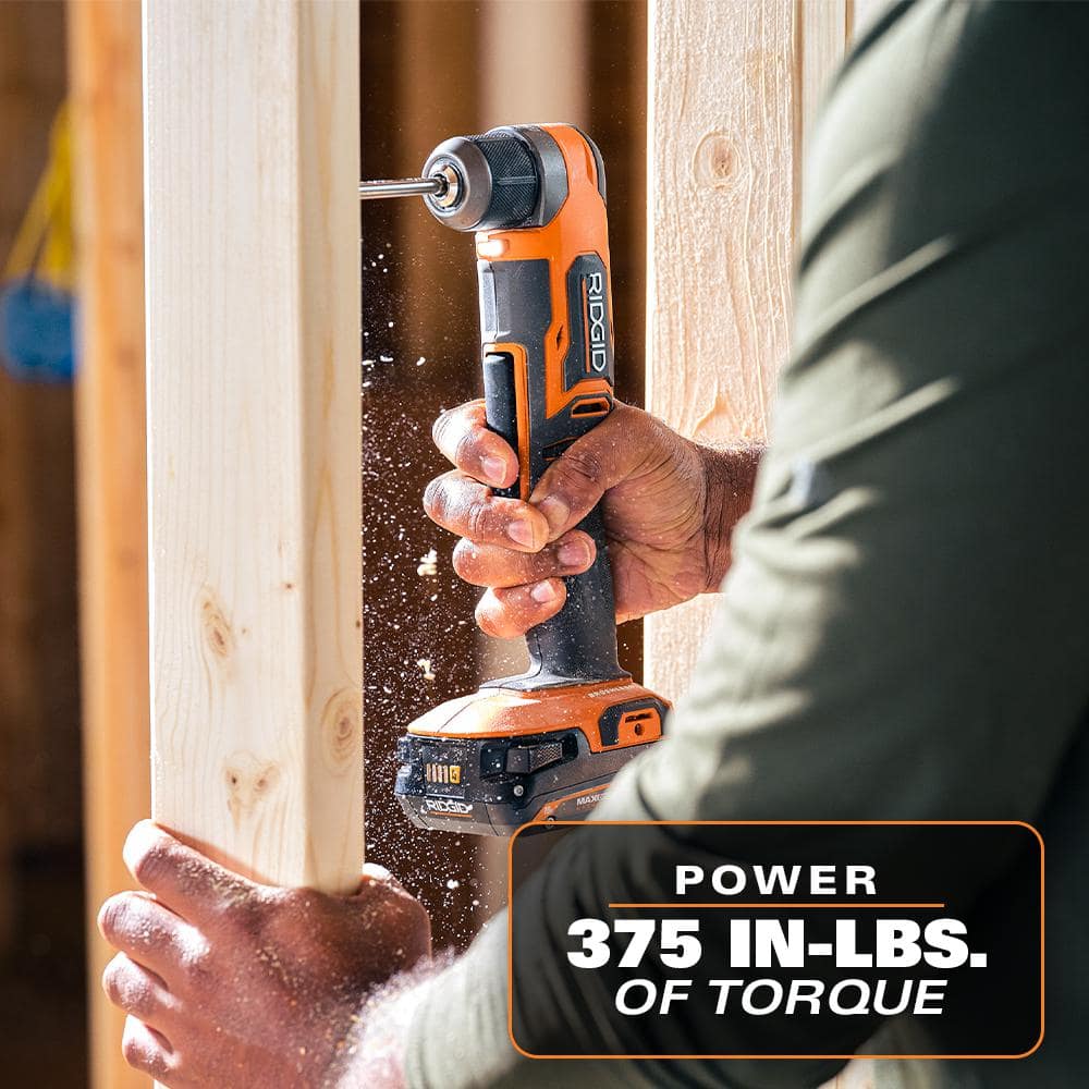 18V SubCompact Brushless Cordless 3/8 in. Right Angle Drill Kit with 2.0 Ah MAX Output Battery and Charger