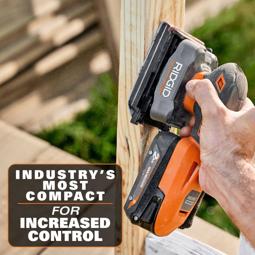 18V SubCompact Brushless Cordless 1/4 Sheet Sander (Tool Only