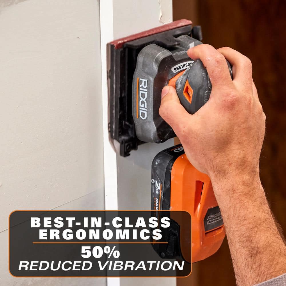 18V SubCompact Brushless Cordless 1/4 Sheet Sander (Tool Only