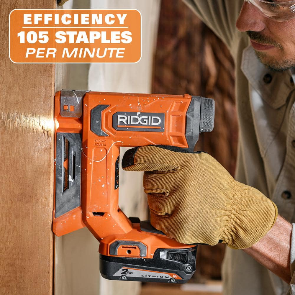 18V Cordless 3/8 in. Crown Stapler (Tool Only)