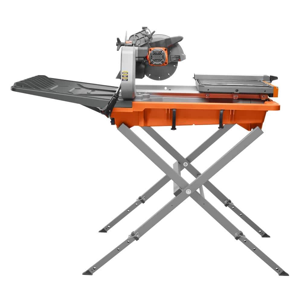 12 Amp 8 in. Blade Corded Wet Tile Saw with Extended Rip – RIDGID