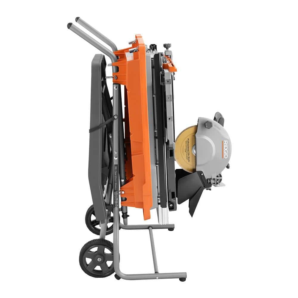 15 Amp 10 in. Wet Tile Saw with Portable Stand – RIDGID